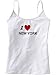 I LOVE NEW YORK - State Series - White Women's / Girls Camisole (Girlie / Babydoll)