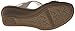 Anne Klein Sport Women's Eaden Fabric Wedge Sandal,Black,10 M US