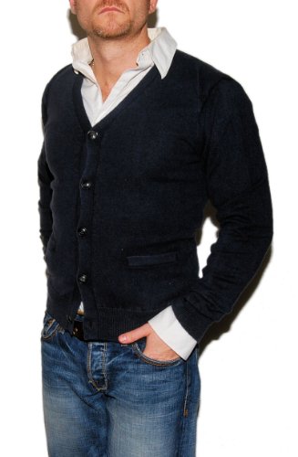 Polo Ralph Lauren RRL Mens Grey Cardigan Sweater 