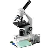 AmScope 40x-1000x Advanced Home School Compound Microscope