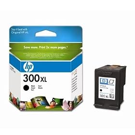 HP CC641EE#UUS 300XL Ink Cartridge with Vivera Ink - Black