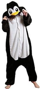 Angelina Unisex Plush Animal Onesies Pajamas #91158 Large Penguin