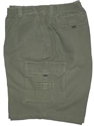 Full Elastic Cargo Shorts-3 Colors #CO191