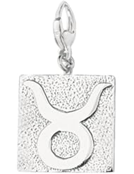 Sterling Silver TAURUS Charm