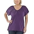 Mossimo Black Plus Purple Dolman Tee - 3