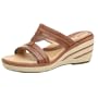 Clarks Artisan Women's Burma Wedge Sandal,Brown,10 M