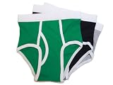YogaColors Boyfriend Unisex Emoticon Baby Rib Brief 3 Pack