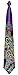 Print Paisley Tie - purple