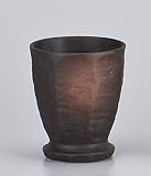 黒伊賀吹ケズリ湯呑　【長湯呑】