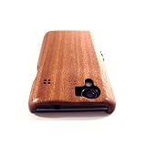 AQUOS PHONE SH-01Dケースカバー（木製：高級木マホガニー）無料修理保証有り