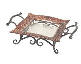 Kitchen & Housewares : Danya B MN931 Single Glass Tray L:15 Inch, W:10.5 Inch
