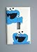 Sesame Street Cookie Monster Single Switch Plate Switchplate
