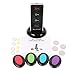 ETvalley Wireless Key Item Finder Locator with LED Flashlight and Remote Base 1 RF Transmitter 4 Receiver for Keys