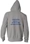 I tried sniffing coke once � but the ice cubes got stuck in my nose Adult Zippered Jacket ASH GREY XL