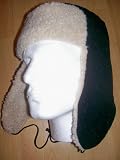 Mens Winter Russian Cossack Fleece Trapper Hat Ski