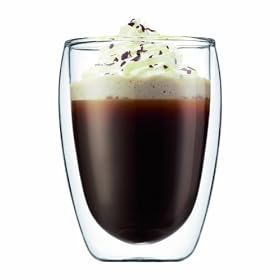 **Set of 6*Bodum Pavina 12 Ounce Double Wall Glasses by CoffeeCakes.com