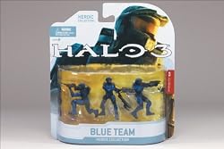 Halo 2009 Heroic Collection Blue Team Set
