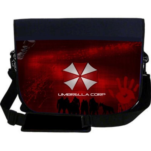 Resident Evil Umbrella 5 Design NEOPRENE Laptop Sleeve Bag Messenger Bag - Laptop Bag -Notebook Bag - for Macbook Pro, Aspire, Samsung, Acer, ASUS, Dell, HP, Lenovo, Sony, Toshiba Unisex - Ideal Gift for all occassions!
