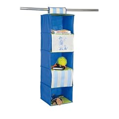 WENKO 4386021100 H�ngeregal Pirate - 5 F�cher, Vlies, 30 x 95 x 30 cm