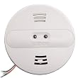 Kidde PI2010 Smoke Alarm Dual Sensor with Battery Backup, White