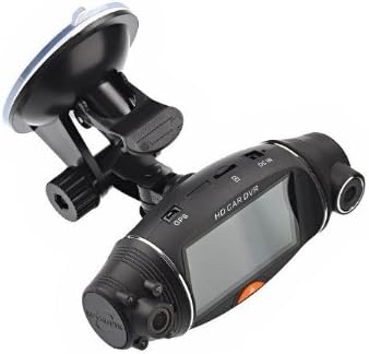 R310 Double Camera Recorder Dashboard Car Hd DVR with GPS Logger G-sensor Hd