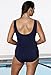Aquabelle Women's Xtra Life Lycra Cornflower Zip Swimsuit