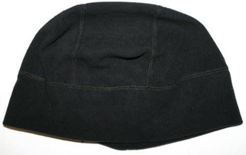 Drift Creek GLACIER Black Micro Fleece Skull Hat