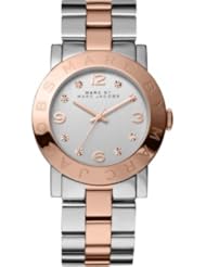 Marc by Marc Jacobs MBM3194 Ladies Silver Rose Gold Amy Watch