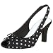LifeStride Women's Channing Dress Shoe,Black/White Dots,9 M