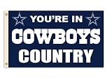 NFL Dallas Cowboys 3-by-5 Foot "In Country" Flag