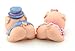 Owfeel 1 Pair Cute Kissing Pig Couple Decor Figure Figurine
