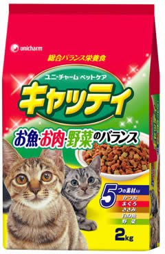 キャッティ お魚・お肉・野菜のバランス 2.0kg