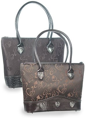 Alligator Embossed Heart Design Fashion Tote Handbag on Travel Gear Bag Travel Gear Bag Alligator Embossed Heart Design Fashion Tote Handbag