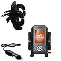 Sony Ericsson w580i Fahrzeugs Belüftungshalter mit 
Autoladegerätinklusive - verwendet Gomadics TipExchange Technology