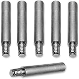 Charles Leonard Inc., Screw Post Extensions, Aluminum, 1 Inch Length, 100/Box (3733LE)