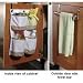 Towel Bar and Cabinet Organizer Combo (Chrome/White) (16 H x 11.25 W x 2.25 D)