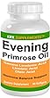 Evening Primrose Oil 500mg Cis-Linoleic Acid LA 365mg Gamma Linolenic Acid GLA 45mg 90 softgels KRK SUPPLEMENTS