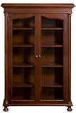 Salem 42w Five shelf Bookcase With Glass Doors, FIVE SHELF, CAMBRIDGE CHRRY