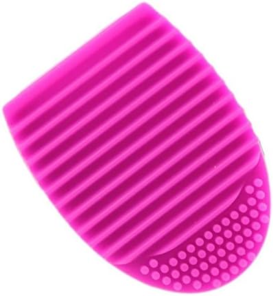 Clean Makeup Brushes with Brushegg Fushcia