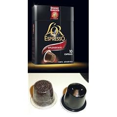 Douwe Egberts LOR Espresso Splendente, 5er Pack, 5 x 10 Kapseln, kompatibel mit Nespresso