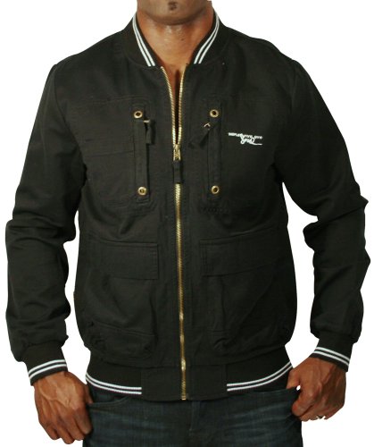 TRIPLE 5 SOUL 555 Knit Zip Front Cotton Mens 