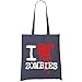 I Heart Zombies Organic Fashion Tote