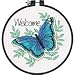 Dimensions Counted Cross Stitch, Welcome Butterfly