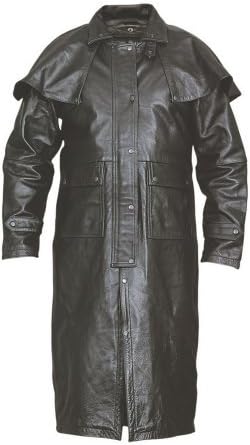 Men's AL2603 Leather Duster