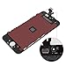 DRT iPhone 5 Screen Replacement LCD Touch Screen Digitizer Frame Assembly Full Set with 4 Pieces tools for iPhone 5 (Black)