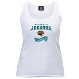 NFL Jacksonville Jaguars Ladies White Play Time Tank Top (X-Large)