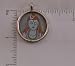 SILVR SHIVA HAND PAINTED PENDANT RSP2019