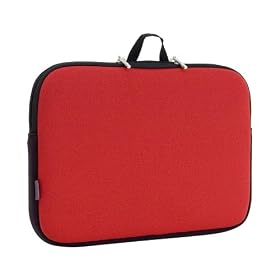 Sumdex Digipod Neoprene Netbook Sleeve for up to 10.2-Inch Screen Size (Hibiscus Red)