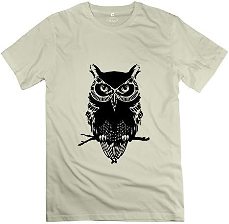 WYMY Men's T-shirt Ovo Owl Size XS Natural
