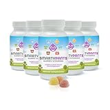 SmartyPants- The Total Vitamin Treat: Pediatrician-approved Gummy Multi-Vitamin with Omega 3 and Vitamin D: 6 Pack